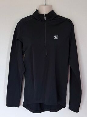 Pearl Izumi Women’s Half Zip Pullover Size Large Cycling Jacket Black Biking